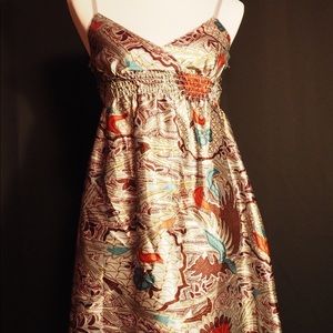 Derek Heart - Patterned Silky Dress